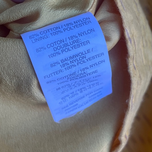 J. Crew Textured Mustard Yellow Sleeveless Fit-and-Flare Dress - Picture 8 of 9